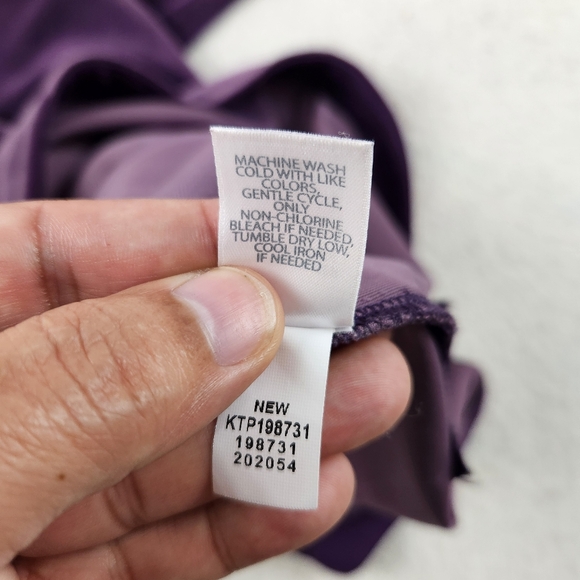 J. Jill Wearever Purple Velour Velvet Tank Shirt Size XS - Picture 7 of 8